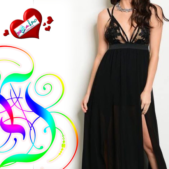 FASHION NOVA BLACK DRESS @LAST ONE - Picture 2 of 5